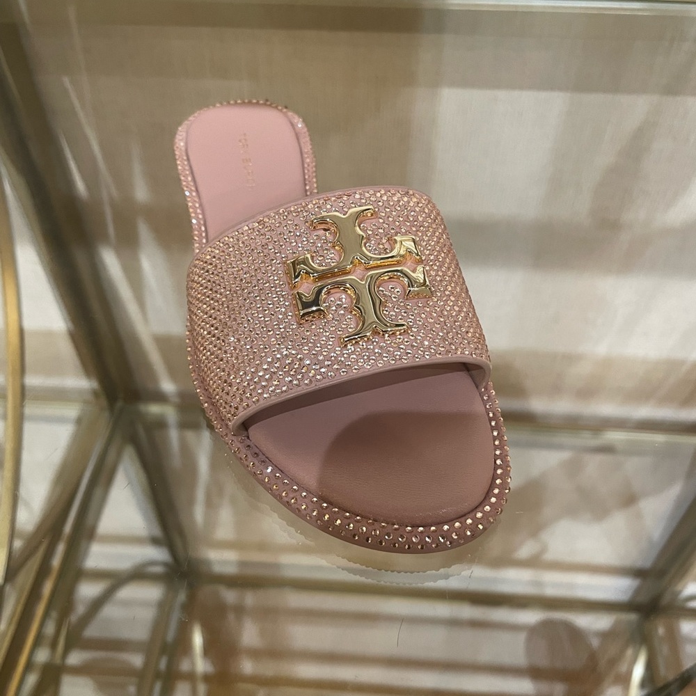 COPY - Tory Burch pink sparkle sandal